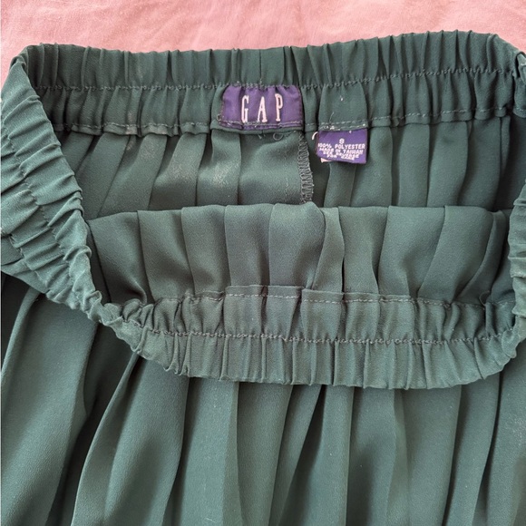 Gap 90’s Blue Label Green Pleated Skirt - Picture 3 of 6